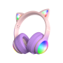 Kiddoboo Delulu Bluetooth Headphones DiscoBeats Pink