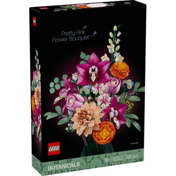 LEGO Botanicals Pretty Pink Flower Bouquet (10342)