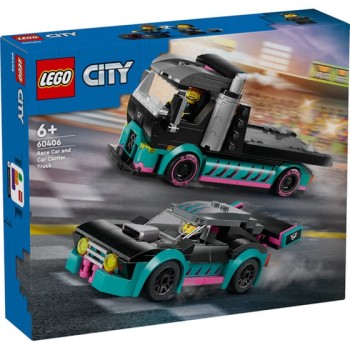 LEGO City Race Car & Car Carrier Truck (60406)