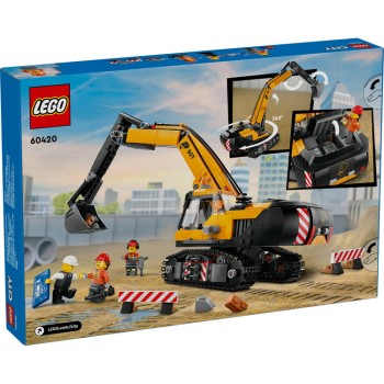 LEGO City Yellow Construction Excavator (60420)