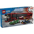 LEGO City F1® Truck with RB20 & AMR24 F1® Cars (60445)