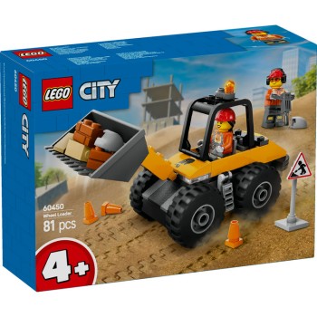 LEGO City Yellow Construction Wheel Loader (60450)