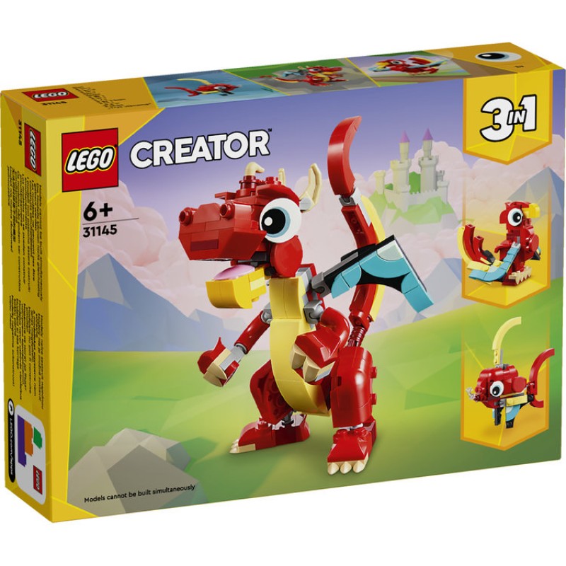 LEGO Creator 3in1 Red Dragon (31145)