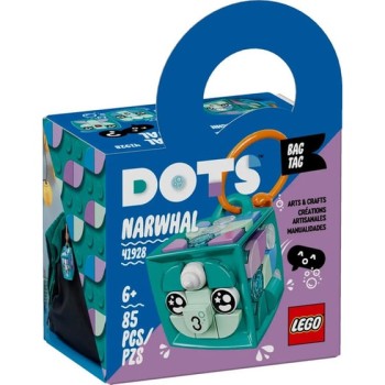 LEGO Dots Bag Tag Narwhal (41928)