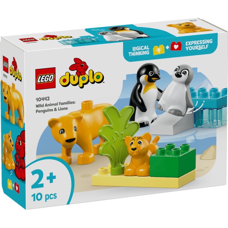 LEGO Duplo Wild Animal Families: Penguins & Lions (10442)