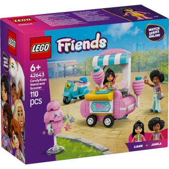 LEGO Friends Cotton Candy Stand and Scooter (42643)