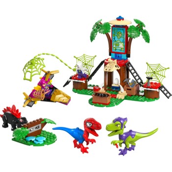 LEGO Spidey and Gobby's Raptor Battle at Tree House HQ (11200)