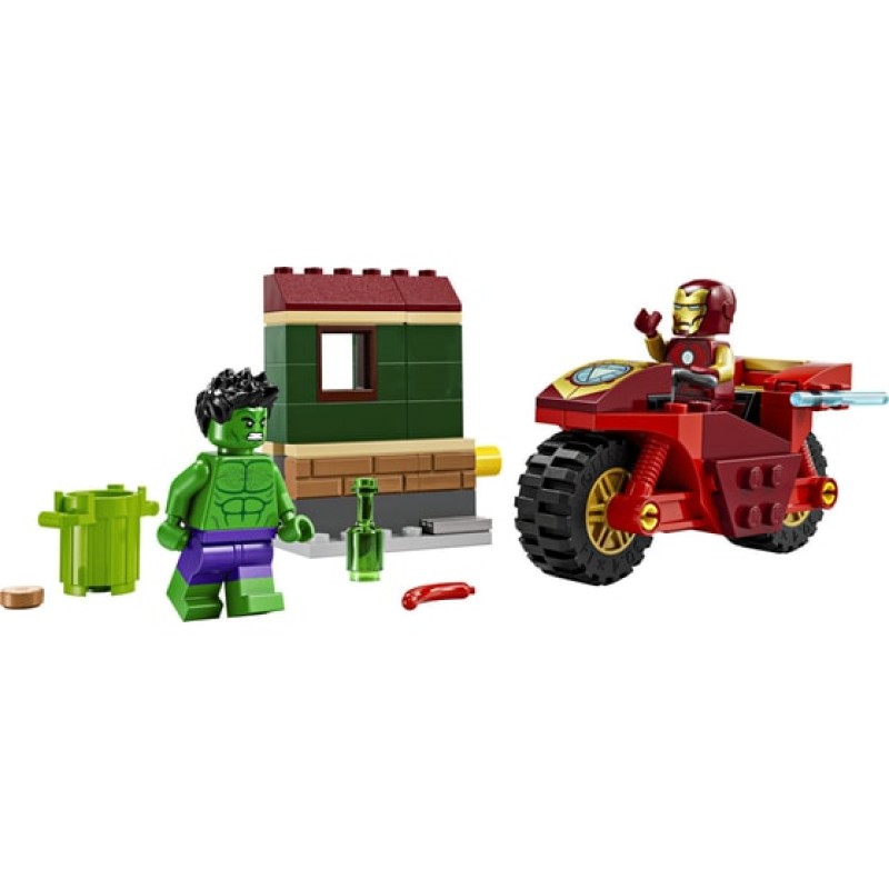 LEGO Super Heroes Iron Man With Bike & The Hulk (76287)