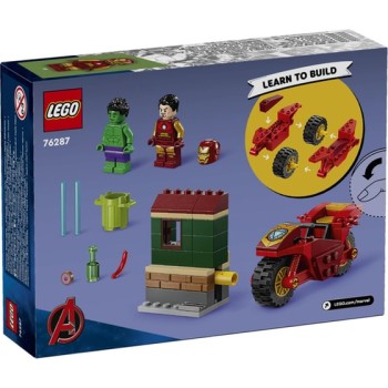 LEGO Super Heroes Iron Man With Bike & The Hulk (76287)