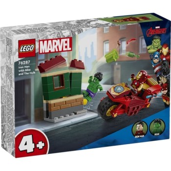 LEGO Super Heroes Iron Man With Bike & The Hulk (76287)