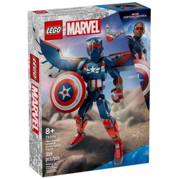 LEGO Super Heroes New Captain America Construction Figure (76296)