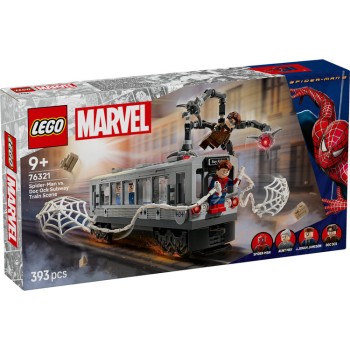 LEGO Spider-Man vs. Doc Ock Subway Train Scene (76321)
