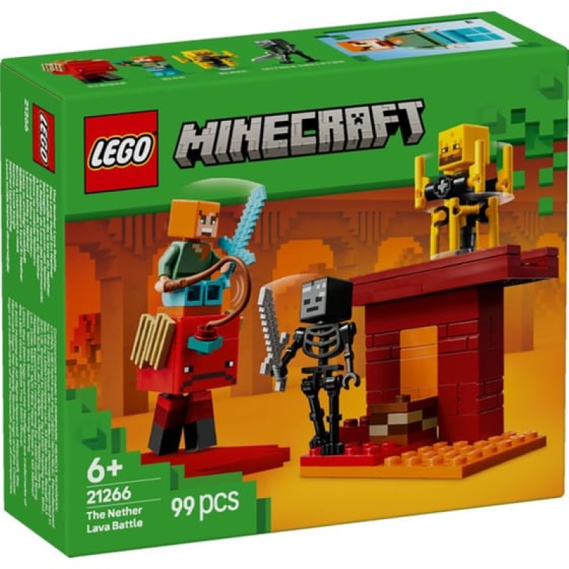 LEGO Minecraft The Nether Lava Battle (21266)