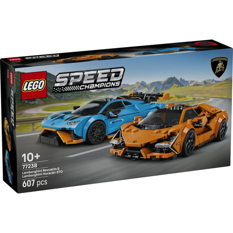 LEGO Speed Champions Lamborghini Revuelto & Huracán STO (77238)