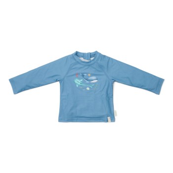 LITTLE DUTCH. Μπλουζάκι μακρυμάνικο με προστασία UV Ocean Blue - Νο 86/92