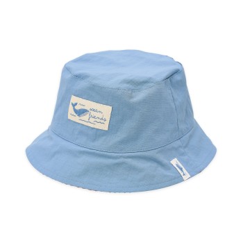 LITTLE DUTCH. Παιδικό καπέλο ήλιου διπλής όψης Ocean Blue - Νο 1 (41-45εκ.)