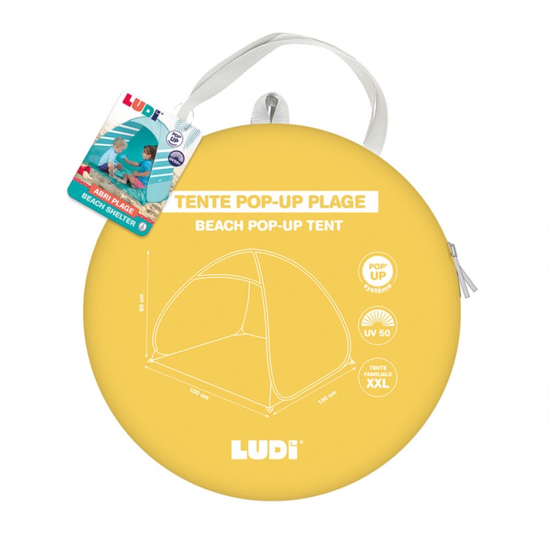 Ludi Pop-Up Τέντα-Σκηνή Μωρού με UV50+ (Κίτρινη)