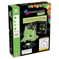 MAGNA TILES Glow 16 Τεμάχια – Μαγνητικά Πλακίδια STEM που Φωσφορίζουν