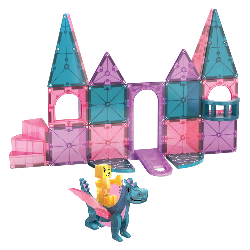 MAGNA TILES Castle 25 Τεμάχια – Μαγνητικά Πλακίδια STEM για Κάστρα