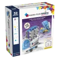 MAGNA TILES Space 32 Τεμάχια – Μαγνητικά Πλακίδια STEM με Διάστημα