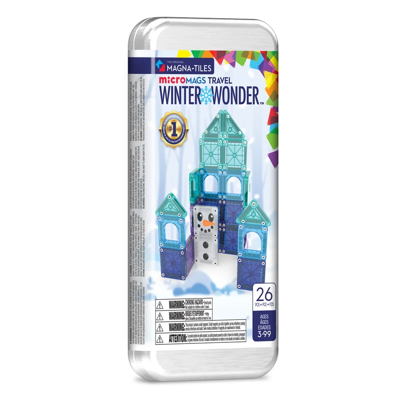 MAGNA TILES microMAGS Winter Wonder Travel 26 Τεμάχια 