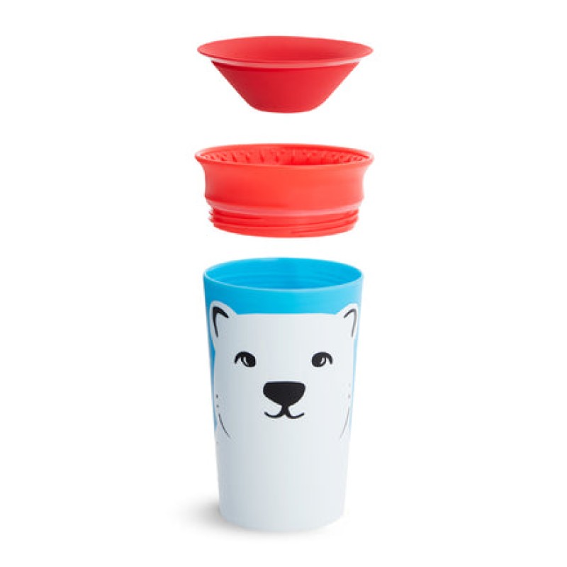 Munchkin Miracle 360° WildLove Sippy Cup "Polar Bear" 266ml