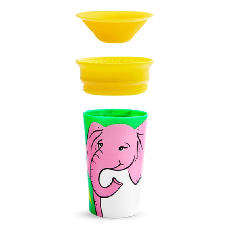 Munchkin Miracle 360° WildLove Sippy Cup "Elephant" 266ml