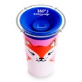 Munchkin Miracle 360° WildLove Sippy Cup "Fox" 266ml