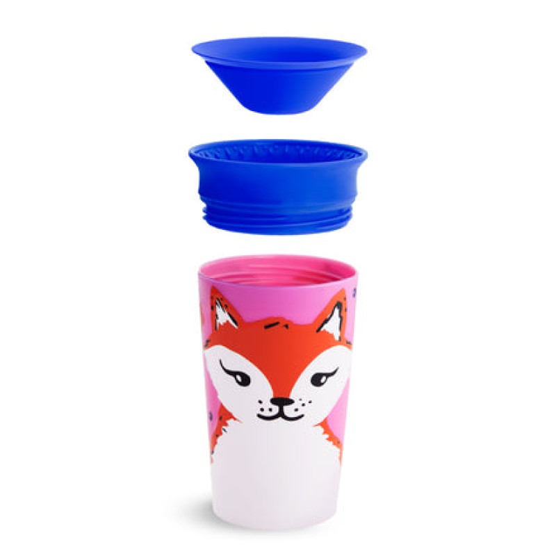 Munchkin Miracle 360° WildLove Sippy Cup "Fox" 266ml