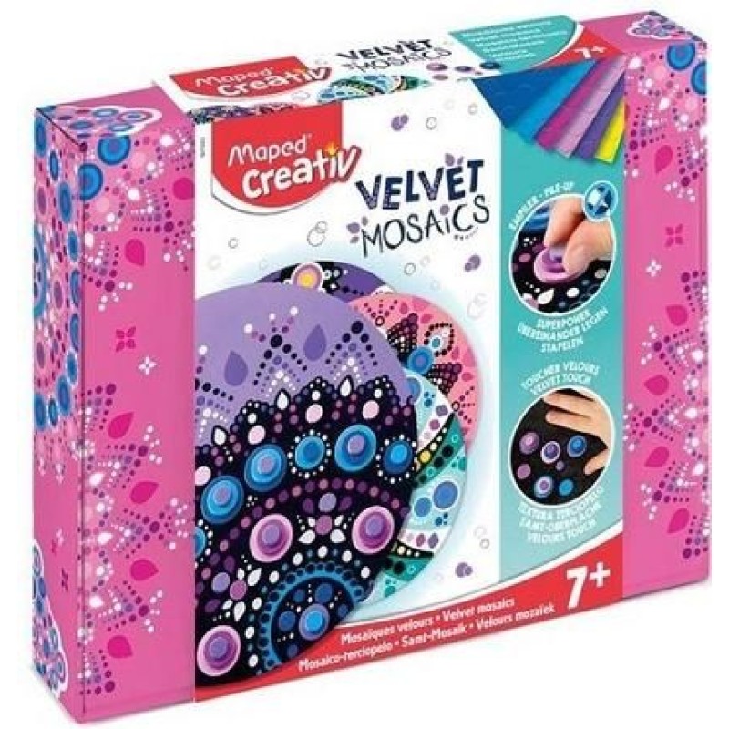 Maped Creative Velvet Mosaics Παστελ