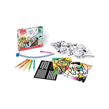 Maped Creative Μαρκαδόρος Αέρος με Στενσιλ