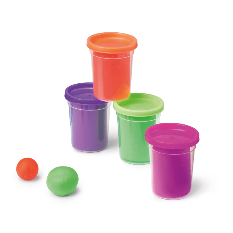 Maped Creative Πλαστοζυμαράκια 4 Pots Fancy Χρώματα 