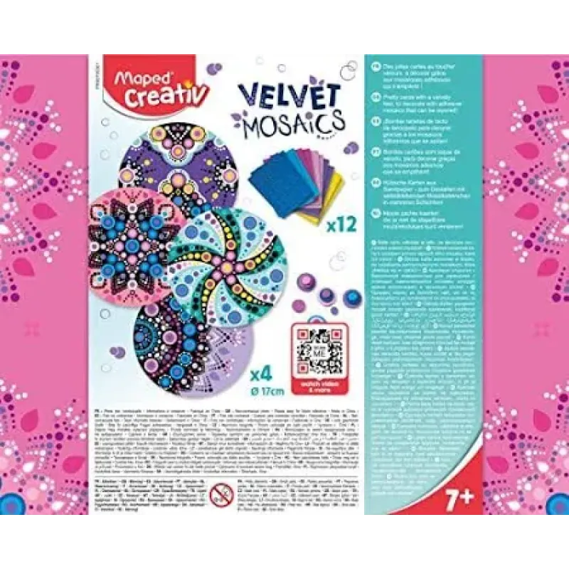 Maped Creative Velvet Mosaics Παστελ