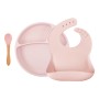MinikOiOi Σετ Φαγητου Σιλικόνης  BLW II Pink