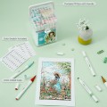 Ohuhu Water-based Coloring Markers Dual Σετ 64 Χρώματα Brush & Chisel
