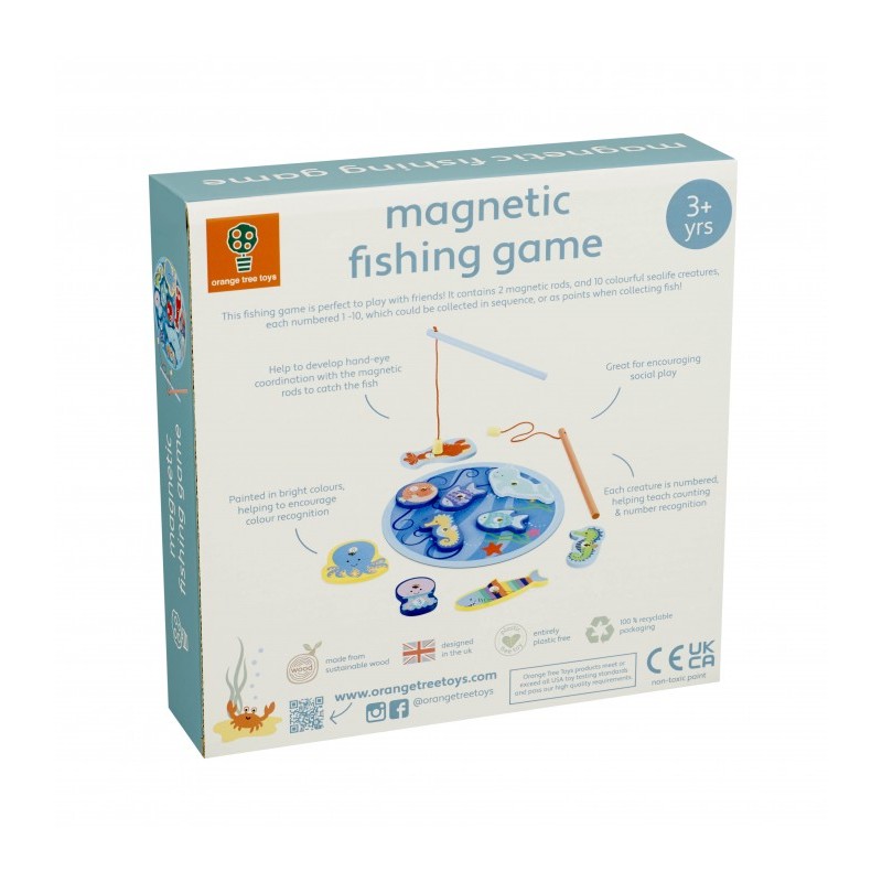 Orange Tree Toys Μαγνητικό Παιχνίδι Ψαρέματος 