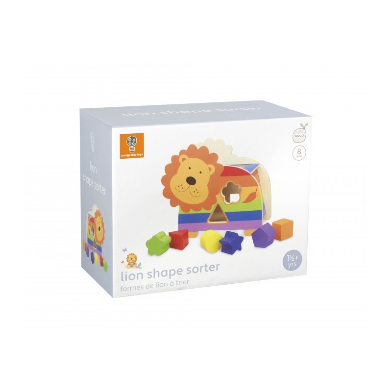 Orange Tree Toys Παιχνίδι Σχημάτων-Ταξινόμησης Λιοντάρι 