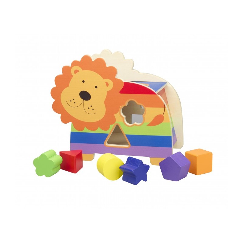 Orange Tree Toys Παιχνίδι Σχημάτων-Ταξινόμησης Λιοντάρι 