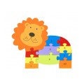 Orange Tree Toys Παζλ Αριθμών Λιοντάρι 