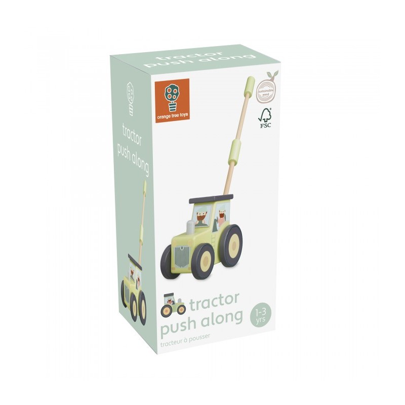 Orange Tree Toys Τρακτέρ Push Along 