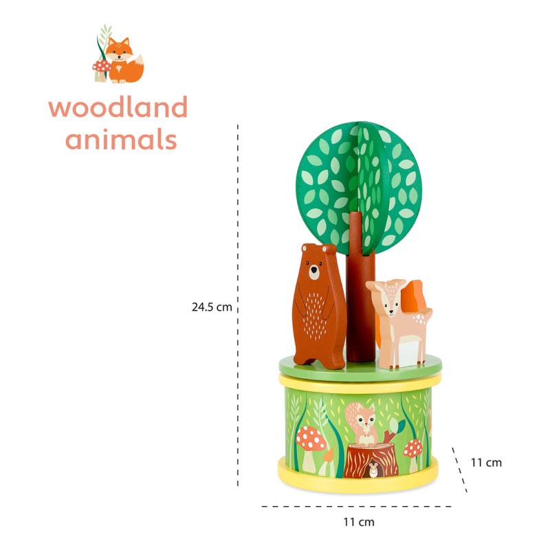 Orange Tree Toys Καρουσέλ Woodland 
