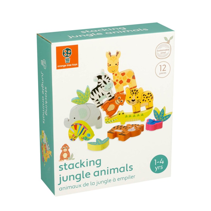Orange Tree Toys Παιχνίδι Στοίβαξης Ζούγκλα 