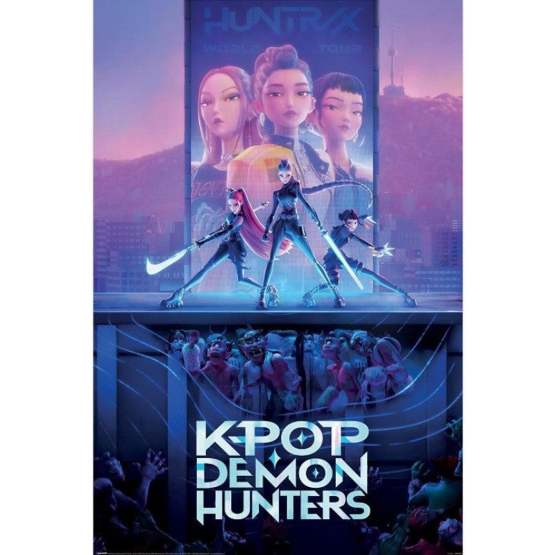 K-Pop Demon Hunters - Huntrix Αυθεντική Αφίσα (61x91cm)