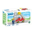 Playmobil JUNIOR: Πυροσβέστης με κλιμακοφόρο όχημα