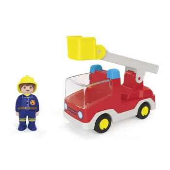 Playmobil JUNIOR: Πυροσβέστης με κλιμακοφόρο όχημα