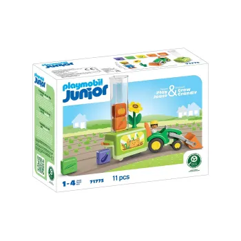 Playmobil JUNIOR:Τρακτέρ με λαχανικά