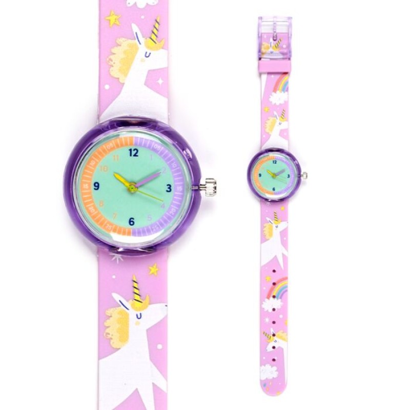 Παιδικό Ρολόι Χειρός "Unicorn Magic" Lila 