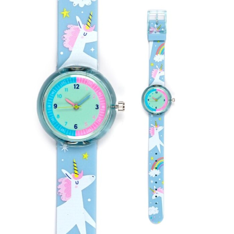 Παιδικό Ρολόι Χειρός "Unicorn Magic" Light Blue 