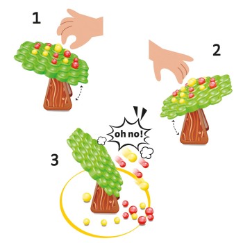 Quercetti Balance Tree Game "Μείνε Μήλο"