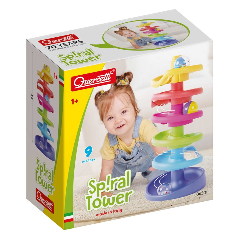 Quercetti Spiral Tower "Πύργος με Μπάλες 40cm"